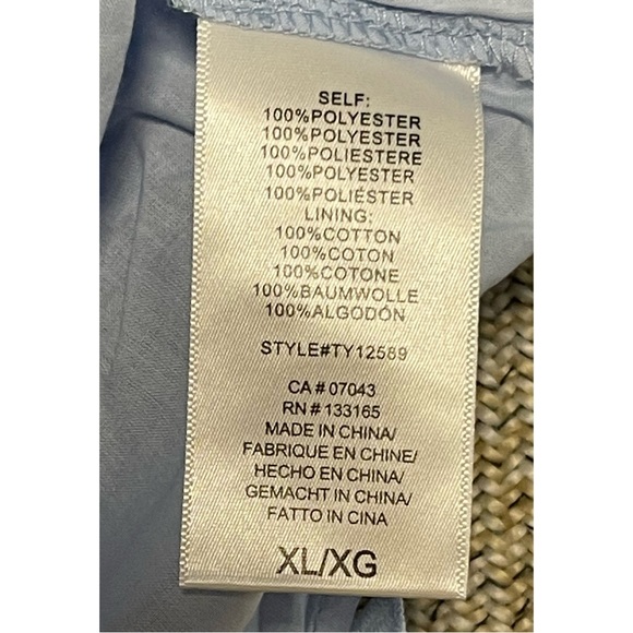 Anthropologie Ruffled Lace Tank - BLUE - NWT - XL - Picture 7 of 11